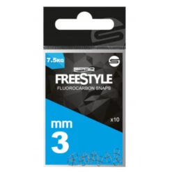 Spro Freestyle Reload Fluorocarbon Snaps, 10 Pcs
