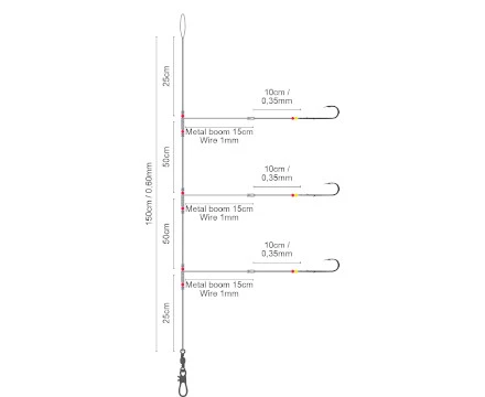 Spro Salt Rig 25 Metal Boom Worm 2 Spro Salt Rig 25 Metal Boom Worm - Image 2