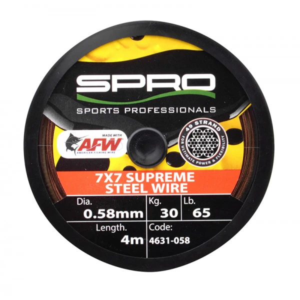 Spro 7x7 Supreme Steel Wire (4m) 2 Spro 7x7 Supreme Steel Wire (4m) - Image 2