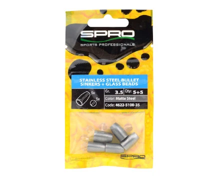 Spro Stainless Steel Bullet Sinkers 1 Spro Stainless Steel Bullet Sinkers