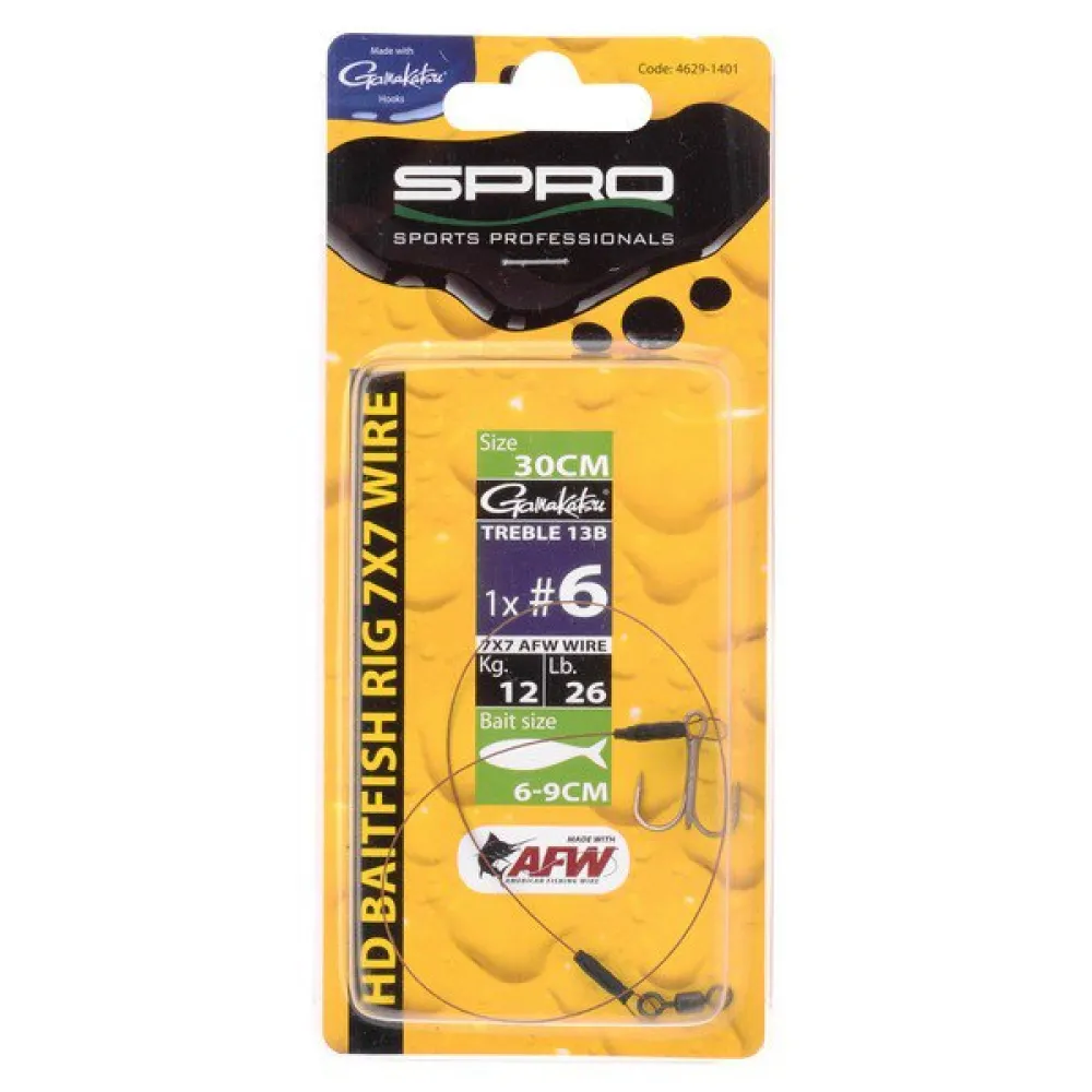 Spro HD Baitf 1XTR Leader 30 Cm 2 Spro HD Baitf 1XTR Leader 30 Cm - Image 2