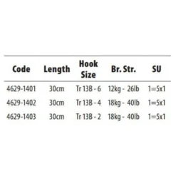 Spro HD Baitf 1XTR Leader 30 Cm 5 Spro HD Baitf 1XTR Leader 30 Cm -Spro spro hd baitf 1xtr leader 30 cm 2