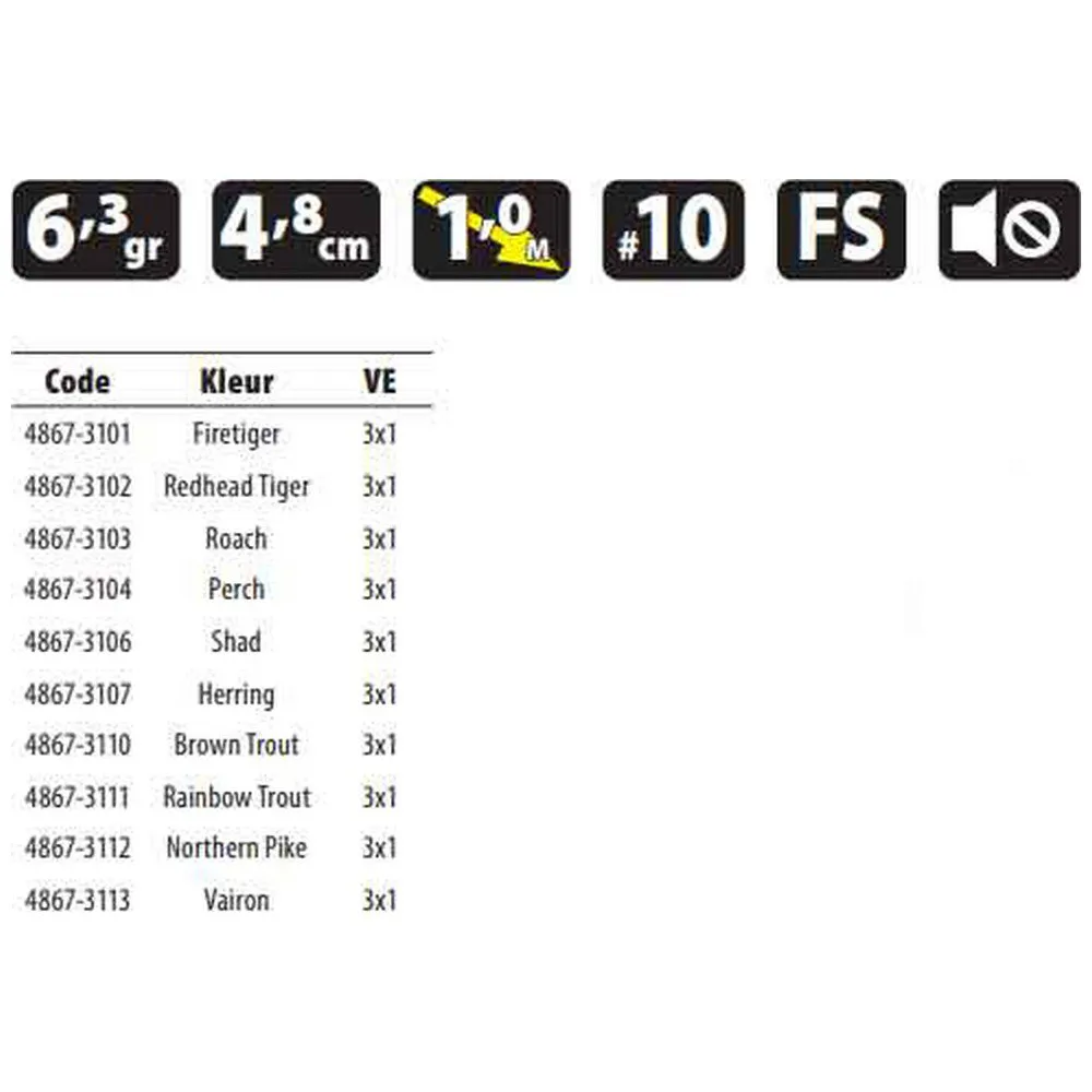 Spro Iris The Kid Minnow 48 Mm 6g 3 Spro Iris The Kid Minnow 48 Mm 6g - Image 3