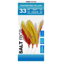 Spro Salt Feather 3 Tied Hook