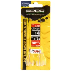 Spro Softbait Zander 9 Cm Tied Hook